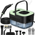 Steam Cleaner, Portable Steamer for Cleaning with 16pcs Accessories, 6-Level Adjustable and 15s Heat-Up, Handheld Steam Cleaner for Home
