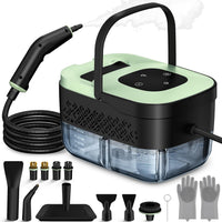 Steam Cleaner, Portable Steamer for Cleaning with 16pcs Accessories, 6-Level Adjustable and 15s Heat-Up, Handheld Steam Cleaner for Home